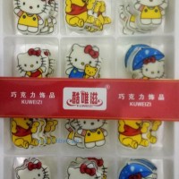 廠家直銷蛋糕西點(diǎn) 巧克力裝飾件-卡通造型1