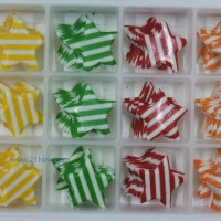 供應蛋糕西點巧克力裝飾:彩五角星