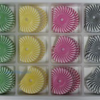 蛋糕巧克力裝飾 圍邊系列:WB-012彩色吸塑扇