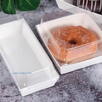 防霧蓋三明治包裝盒天地蓋盒三明治盒子紙塑盒牛皮紙方盒臟臟包盒