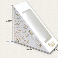 三明治包裝盒子三文治紙盒三角形袋透明開窗便當(dāng)烘焙蛋糕