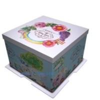 廠(chǎng)家批發(fā)美好時(shí)光紙盒12寸生日蛋糕盒 烘焙包裝盒蛋糕盒