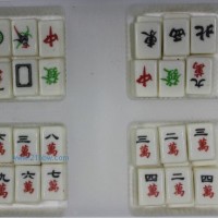 供應蛋糕西點巧克力裝飾：平面麻將