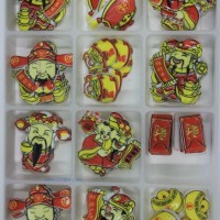 供應(yīng)蛋糕西點(diǎn)巧克力裝飾  祝壽系列：財(cái)神