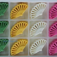 蛋糕西點(diǎn)巧克力裝飾:ZSI-040鏤空扇形