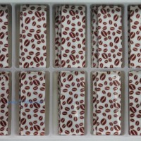 蛋糕巧克力裝飾 圍邊系列：WB-050咖啡豆白長方