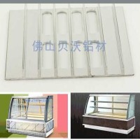 供應(yīng)專業(yè)冷柜鋁材/ 蛋糕柜鋁型材層架鋁材/面包貨架鋁材配件