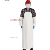加厚橡膠防水圍裙，耐酸堿耐油圍裙
