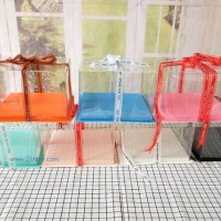 供應(yīng)廠家供應(yīng) 底托八色可選全透明PET烘焙包裝盒