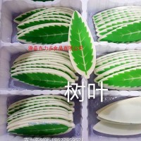 供應(yīng)蛋糕裝飾巧克力裝飾件 綠樹(shù)葉