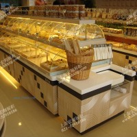 供應(yīng)028二層弧形抽屜中島柜