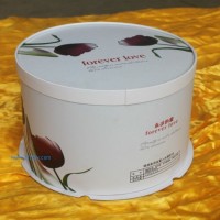 供應(yīng)圓形彩印盒－－郁金香蛋糕盒