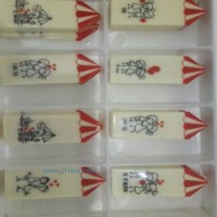 廠家直銷蛋糕西點(diǎn)巧克力裝飾件-幾何造型6