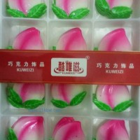 廠家直銷蛋糕西點(diǎn)巧克力裝飾件-壽桃