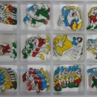 供應(yīng)蛋糕西點巧克力裝飾 卡通系列： KT-003白雪公主與小矮人