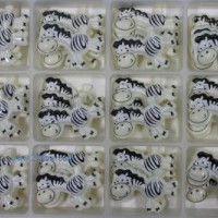 供應(yīng)蛋糕西點巧克力裝飾 卡通系列：  KT-004 斑馬