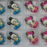 供應蛋糕西點巧克力裝飾：立體米老鼠