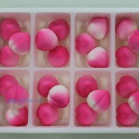 供應蛋糕西點巧克力裝飾  祝壽系列： 2.5公分立體壽桃