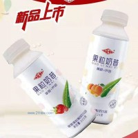 果粒奶昔（草莓+蘆薈；黃桃+蘆薈）