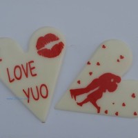 供應(yīng)巧克力裝飾件：新款心