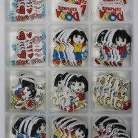 供應(yīng)蛋糕西點巧克力裝飾 卡通系列：KT-017 朵拉