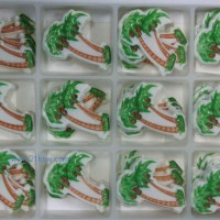 蛋糕西點(diǎn)巧克力裝飾:ZSI-055椰子樹