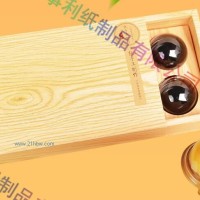 廠家直銷黃楊木木紋 六粒裝蛋黃酥禮盒