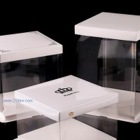 三合一透明單層蛋糕盒