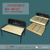 供應(yīng)烘焙軟裝產(chǎn)品MMT1523鐵藝陳列椅子