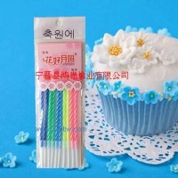 供應(yīng)彩色水晶螺紋蠟燭