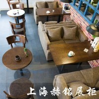 供應(yīng)供應(yīng)餅店、蛋糕展柜，裝飾桌椅-HM02