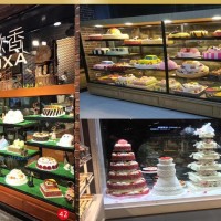 供應(yīng)長(zhǎng)沙星城貨柜蛋糕柜面包柜邊柜中島柜- 22