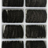 供應蛋糕西點巧克力裝飾 純手工系列：黑扇