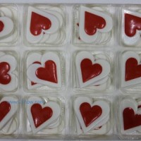 蛋糕西點巧克力裝飾:ZSI-028紅愛心
