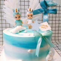 熱銷蛋糕少女戰(zhàn)士擺件游戲插件聚會(huì)蛋糕DIY套組