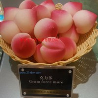 供應(yīng)蛋糕裝飾巧克力裝飾件 壽桃