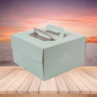 供應(yīng)蛋糕盒七彩組合-豆青