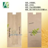 廠家直銷 進(jìn)口牛皮紙袋 開窗面包袋 6片烘培吐司袋 食品包裝紙