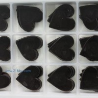 蛋糕西點巧克力裝飾:ZSI-027黑桃心