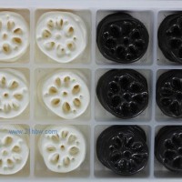 蛋糕西點巧克力裝飾:ZSI-020黑白藕片