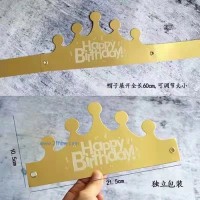 供應(yīng)折疊生日帽