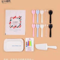 彩色叉勺10盤(pán)叉四合一