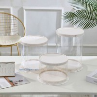 圓形蛋糕盒-簡約