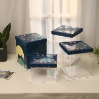 時尚半透明蛋糕盒