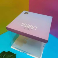 漸變色蛋糕盒，廠家直銷