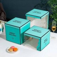 藍(lán)色半透明蛋糕盒