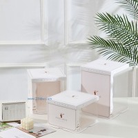 半透明蛋糕盒-白鹿