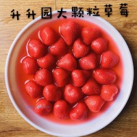 供應(yīng)大顆粒草莓罐頭