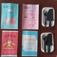 蛋糕刀叉盤包裝紙袋