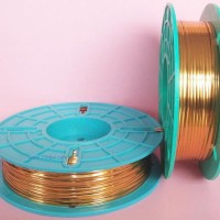 廠家直銷卷材優(yōu)質PET扎絲金色彩帶扎帶面包糕點封口捆扎扎帶